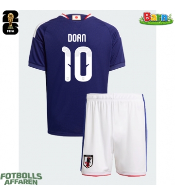 Japan Ritsu Doan #10 Hemmaställ Barn VM 2026 Kortärmad (+ Korta byxor)